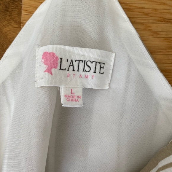 ❗️On The Pier Striped Ruffle Midi Dress - Picture 6 of 8